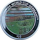 10 Dollars - Elizabeth II (2006 FIFA World Cup, Germany )