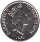 5 Cents - Elizabeth II (3rd portrait; non-magnetic)