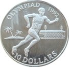 10 Dollars - Elizabeth II (Athlete - 1992 Olympics)