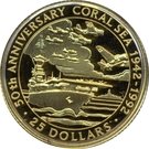 25 Dollars - Elizabeth II (Battle of the Coral Sea)