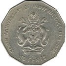 50 Cents - Elizabeth II (Independence)