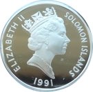 1 Dollar - Elizabeth II (50th Anniversary of Pearl Harbour)
