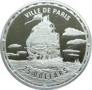 25 Dollars - Elizabeth II (Ville de Paris)