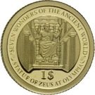1 Dollar - Elizabeth II (Statue of Zeus at Olympia)