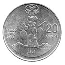 20 Cents - Elizabeth II (FAO)