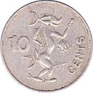 10 Cents - Elizabeth II (3rd portrait; non-magnetic)