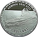 25 Dollars - Elizabeth II (Admiral Graf Spee)