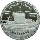25 Dollars - Elizabeth II (Trireme Romano)