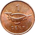 1 Cent - Elizabeth II (2nd portrait)