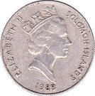 10 Cents - Elizabeth II (3rd portrait; non-magnetic)