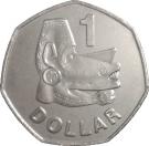 1 Dollar - Elizabeth II (3rd portrait; magnetic)