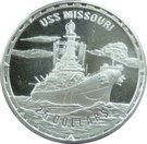 25 Dollars - Elizabeth II (USS Missouri)