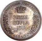½ Rupia - Vittorio Emanuele III (Trial Strike)
