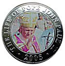 250 Shillings (Pope in red vestments)