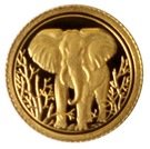 200 Shillings (Elephant; Gold Bullion Coinage)