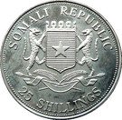 25 Shillings (Pope in red cloak)
