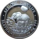100 Shillings (Elephant; Silver Bullion Coinage)