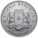 100 Shillings (Elephant; Silver Bullion Coinage)