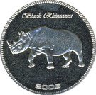 25 Shillings (Black Rhinoceros)