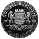 100 Shillings (Elephant; Silver Bullion Coinage)