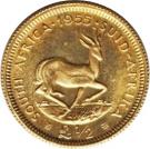 ½ Pound - Elizabeth II (1st portrait)