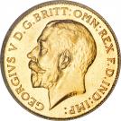 ½ Sovereign - George V