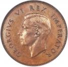 ¼ Penny - George VI