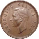 ¼ Penny - George VI (SUID AFRIKA - SOUTH AFRICA)