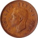 ¼ Penny - George VI (SOUTH AFRICA - SUID AFRIKA)