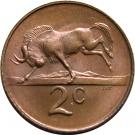 2 Cents  (English Legend - SOUTH AFRICA)