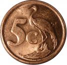 5 Cents (English Legend - South Africa)