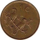 1 Cent (Charles Swart; English Legend - SOUTH AFRICA)