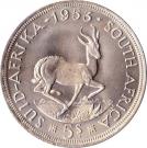 5 Shillings - Elizabeth II (1st portrait)