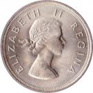 5 Shillings - Elizabeth II (1st portrait)