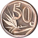 50 Cents (isiXosa & Afrikaans legend: uMzantsi Afrika & Suid-Afrika)