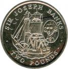 2 Pounds - Elizabeth II (Sir Joseph Banks)