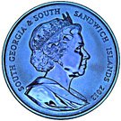 2 Pounds - Elizabeth II (Blue Whale)