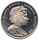 2 Pounds - Elizabeth II (Sir Ernest Henry Shackleton)