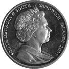 2 Pounds - Elizabeth II (Trans-Antarctic Expedition)