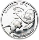 2 Pounds - Elizabeth II (Elephant Seal)