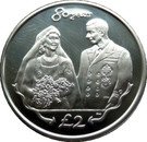 2 Pounds - Elizabeth II (Wedding of Elizabeth & Philip)