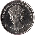 2 Pounds - Elizabeth II (Princess Diana)