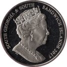 2 Pounds - Elizabeth II (Blue Squid)