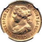 40 Reales - Isabel II