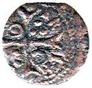 Dinero - Luis XIII (Cervera; bust right)