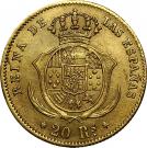20 Reales - Isabel II