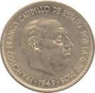 5 Pesetas - Francisco Franco