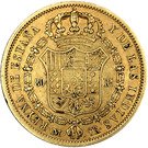 80 Reales de vellon - Isabel II (DIOS)