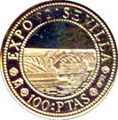 100 Pesetas (Bridges)