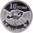 10 Euro - Juan Carlos I (Europe Program - Peace and Liberty)